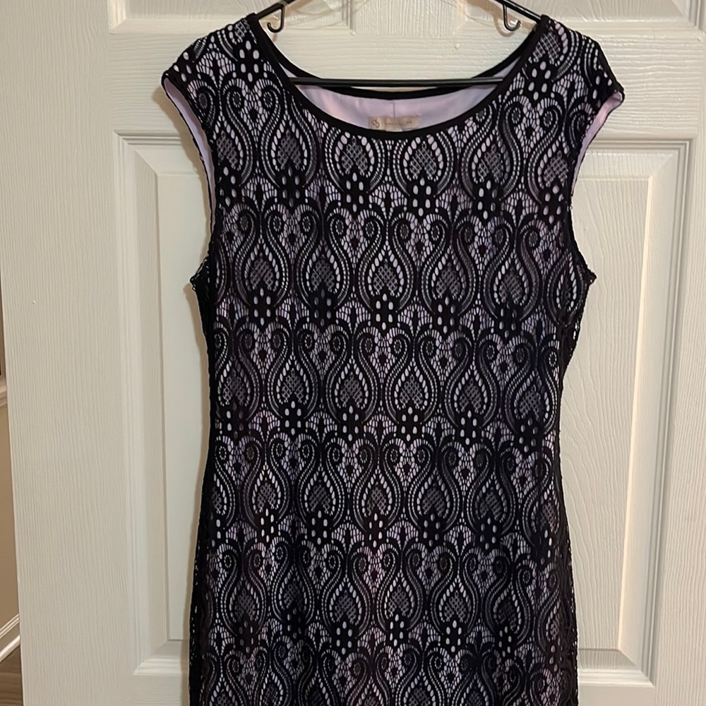 Cute black and purple dress